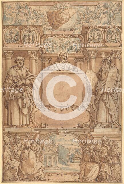 Title Page for a Bible. Creator: Augustin Braun.