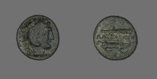 Coin Depicting the Hero Herakles, 336-323 BCE. Creator: Unknown.