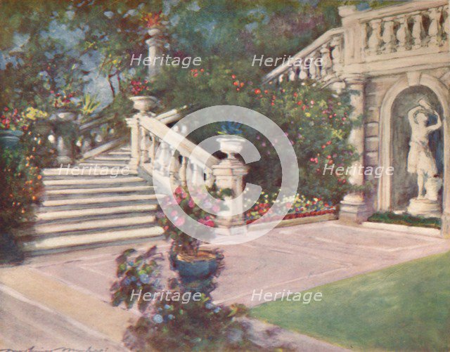 'A Garden, Rome', 1903. Artist: Mortimer L Menpes.