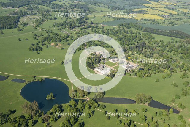 The landscape park around Woburn Abbey, Woburn, Bedfordshire, 2018. Creator: Historic England.