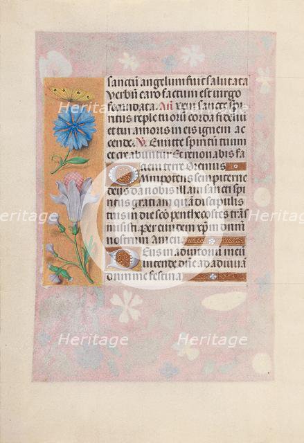 Hours of Queen Isabella the Catholic, Queen of Spain: Fol. 32v, c. 1500. Creator: Master of the First Prayerbook of Maximillian (Flemish, c. 1444-1519); Associates, and.