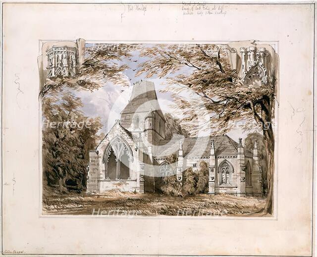 Seton Chapel, Haddington - South East, 1845 - 1852. Creator: Robert William Billings.