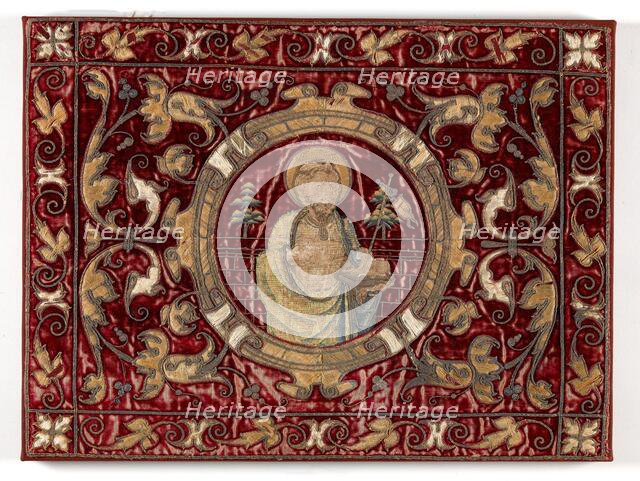 Ecclesiastical Panel Depicting Saint John The Bapitst, mid-17th century. Creator: Unknown.