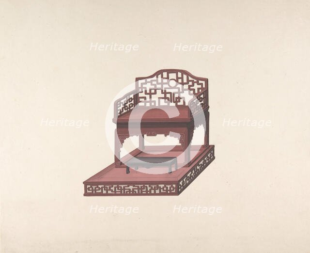 Design for Export Furniture, ca. 1800. Creator: Anon.