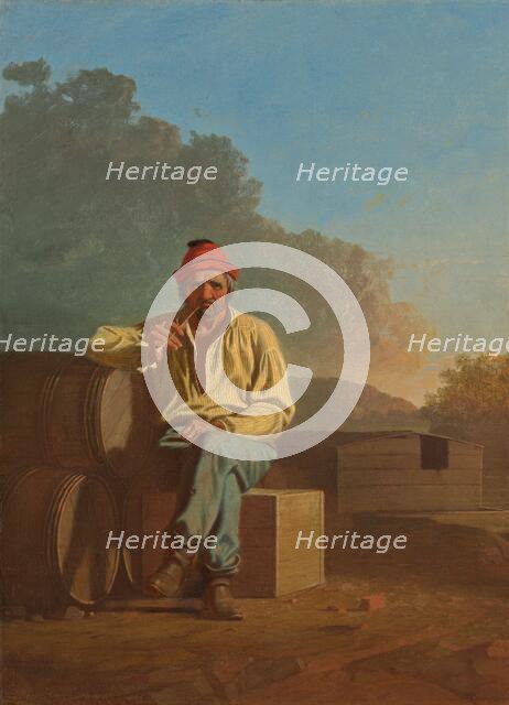 Mississippi Boatman, 1850. Creator: George Caleb Bingham.
