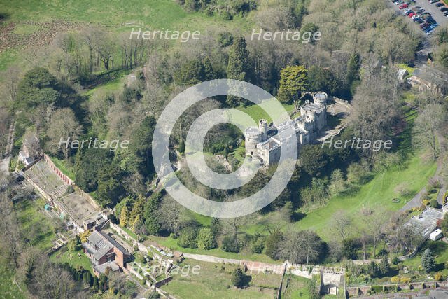 Devizes Castle, a Victorian folly built on the motte of the original castle, Wiltshire, 2015. Creator: Historic England.
