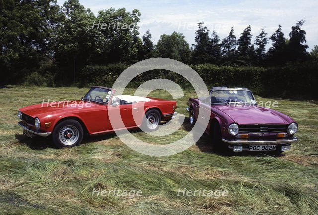 1968 & 1974 Triumph TR6. Creator: Unknown.