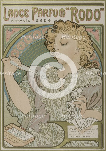 Lance Parfum Rodo. Artist: Mucha, Alfons Marie (1860-1939)
