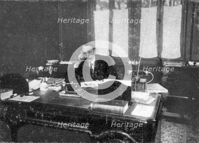 Serge Voronoff, Russian-born French surgeon, 1923. Artist: Unknown