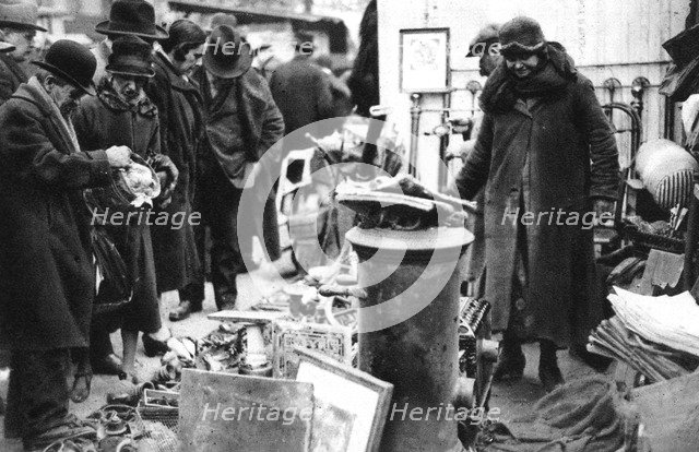 Old Iron Fair on the Boulevard Richard Lenoir, Paris, 1931.Artist: Ernest Flammarion
