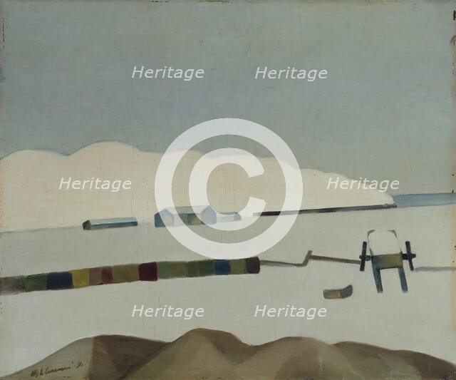 Landscape, 1931. Creator: Vilho Lampi.