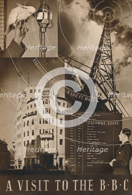 'A Visit to the BBC', 1937. Artist: Unknown.