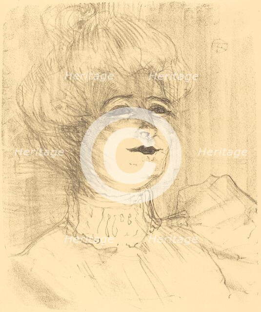 Jeanne Hading, 1896. Creator: Henri de Toulouse-Lautrec.