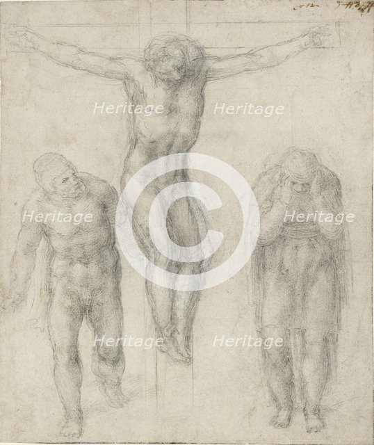 The Crucifixion, 16th century. Artist: Michelangelo Buonarroti.