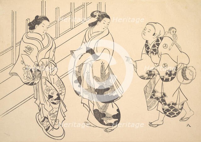 Two Courtesans. Creator: Unknown.