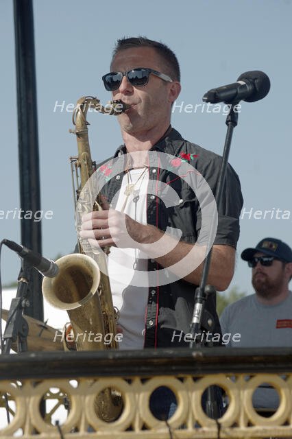 Ben Somers, The Coalminers, Jazz on the Vine, Sevenoaks, Kent, 13 Sep 2020. Creator: Brian O'Connor.