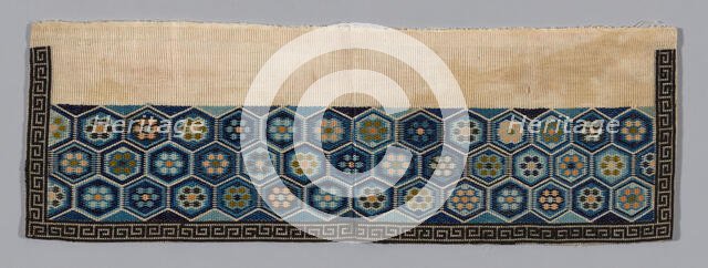 Woman's Trouser Band, China, Qing dynasty (1644-1911), 1875/1900. Creator: Unknown.