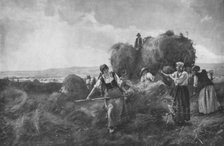 'The Harvesters', c1885, (1912). Artist: Julien Dupre.