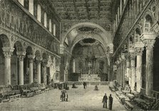 'Interior of San Apollinare Nuovo, Ravenna', 1890.  Creator: Unknown.