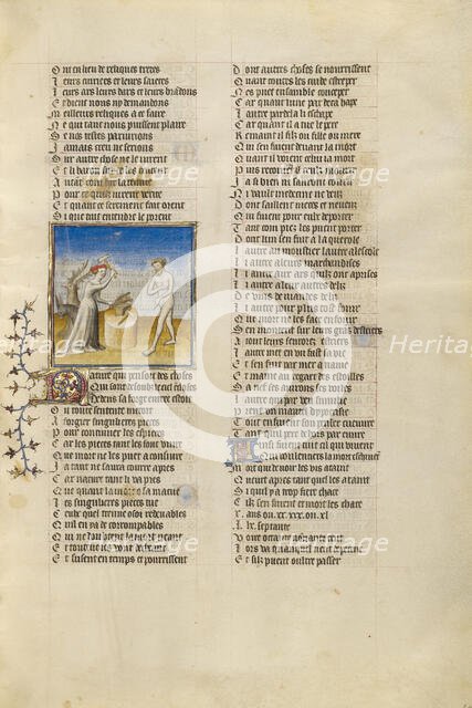 The Personification of Nature Sculpting Creatures Creator: Unknown.