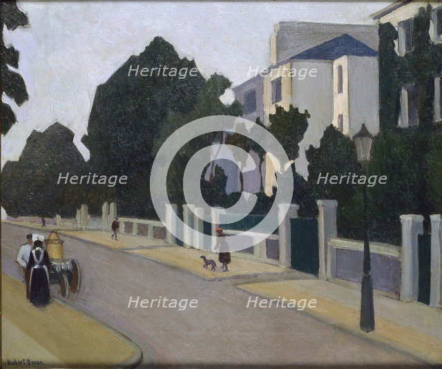 Queen's Grove, St John's Wood, 1918. Artist: Robert Polhill Bevan.