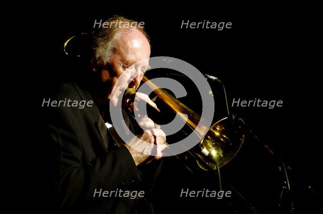 Chris Barber, Dorking Halls, Dorking, Surrey.  Artist: Brian O'Connor