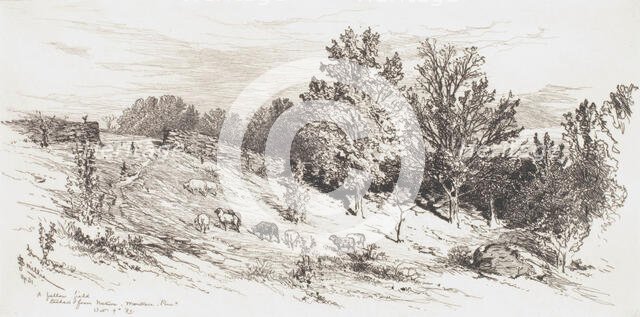 A Fallow Field, 1883. Creator: James David Smillie.