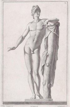 Statue of Apollo, 1734. Creator: Giovanni Battista Jacoboni.