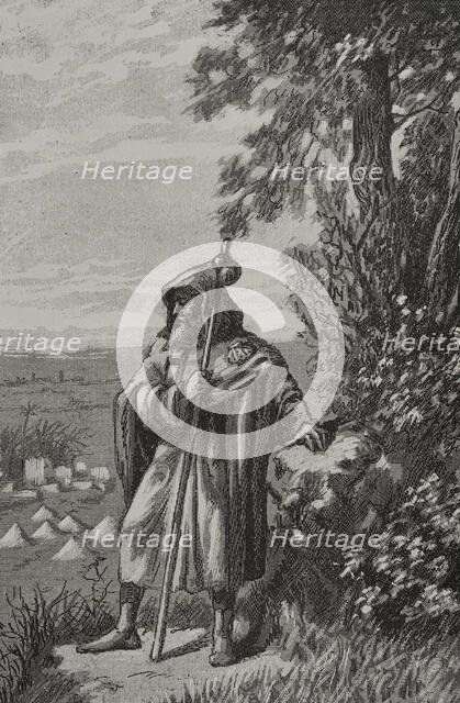 Berenguer Ramon II (c1053-1097), so-called "the Fratricide", 1890.  Creator: Joan Serra y Pausas.