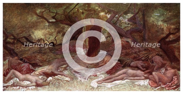 'Dionysus and the Maenads', 1901. Artist: Unknown