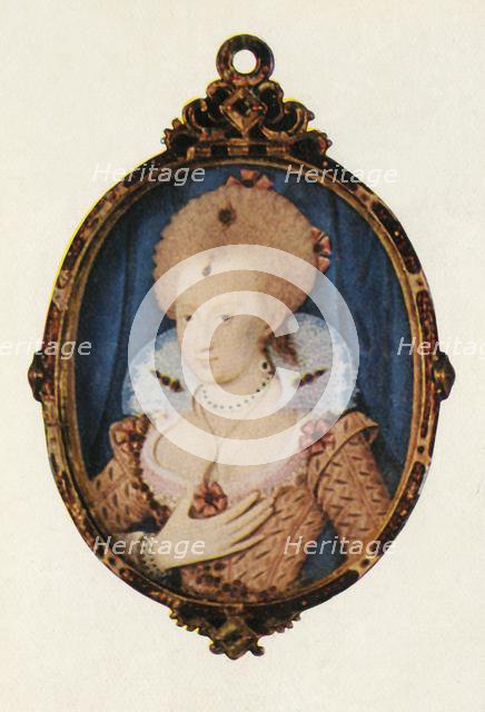 Anne of Denmark, c1610, (1947).  Creator: Unknown.