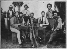 'Boer Telegraphists at Tea', 1900. Artist: Unknown.
