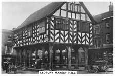 Ledbury Market Hall, Herefordshire, 1937. Artist: Unknown