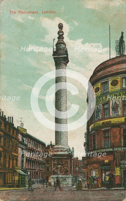 Monument, London. Artist: Unknown