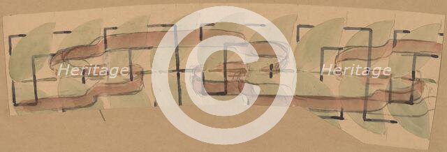 Study for a Border Design, 1890/1897. Creator: Charles Sprague Pearce.