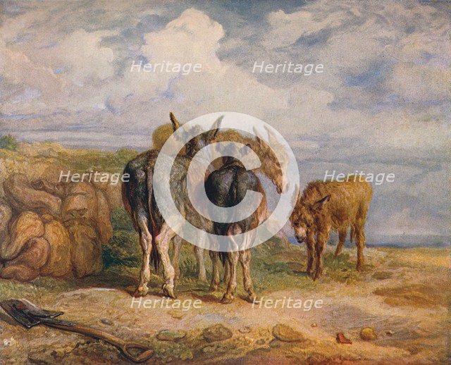 'Donkeys', c1831 (1904). Artist: James Ward.