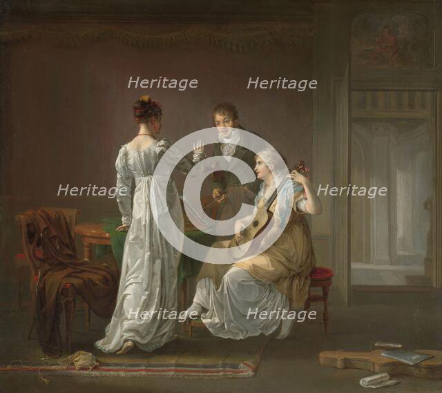 The Music Lesson, 1808. Creator: Louis Moritz.