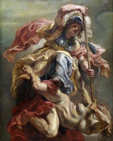 Minerva as Wisdom Conquering Sedition, Between 1632 and 1634. Creator: Rubens, Pieter Paul (1577-1640).
