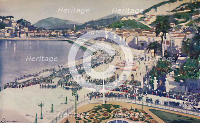 'The Praia da Lapa and Praca da Gloria', 1914. Artist: Unknown.