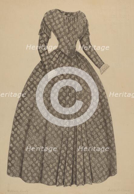 Dress, c. 1937. Creator: Isabelle De Strange.