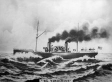 The Virginius Battleship, (1873), 1920s. Artist: Unknown