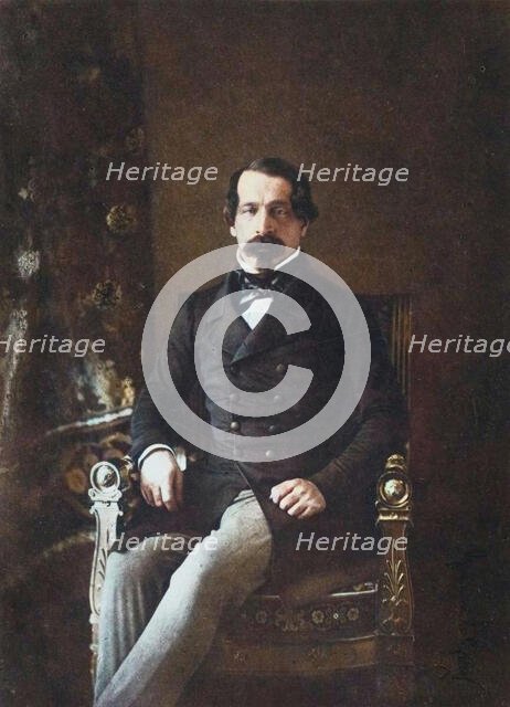 Portrait de Louis-Napoléon Bonaparte en Prince-Président, 1852. Creator: Gustave Le Gray.