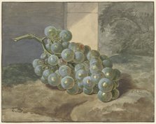 Bunch of grapes, 1754. Creator: Gerard Sanders.