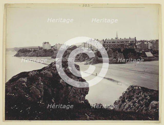 Untitled [South Sands, Tenby, Wales], 1860/94.  Creator: Francis Bedford.