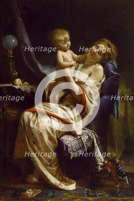 Maternity, 1873. Creator: Léon Bazile Perrault.