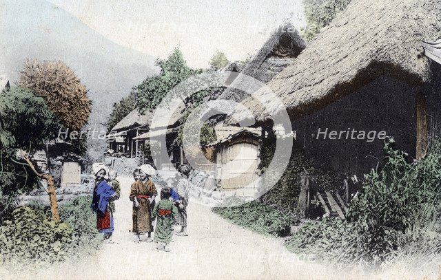 Peasant housing, Japan, 20th century. Artist: Unknown