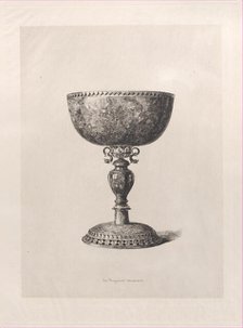 Sicilian Jasper Cup, 1864. Creator: Jules-Ferdinand Jacquemart.