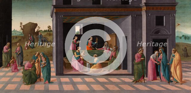 Scenes from the Life of Saint John the Baptist, 1490/95. Creator: Bartolomeo di Giovanni.