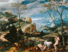 Landscape with Mercury and Argus, about 1570. Creator: Unknown.