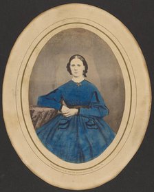 (Portrait of a woman), 1850s. Creator: GW Patton.